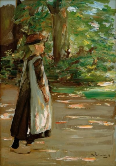 Menina andando de Max Liebermann