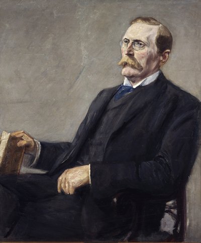 Alemão: Retrato do Dr. Wilhelm Bode de Max Liebermann
