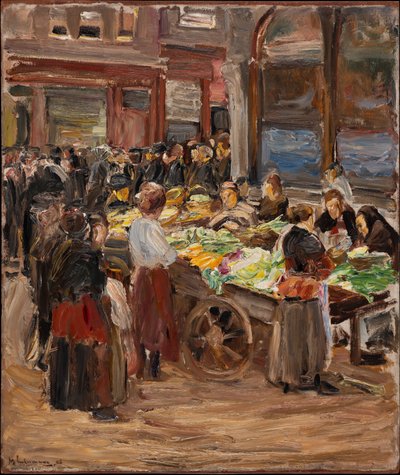 Rua judaica em Amesterdão de Max Liebermann