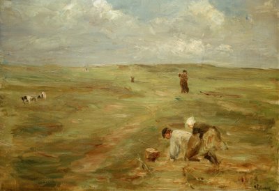 Mergulhador de batata nas dunas de Zandvoort de Max Liebermann