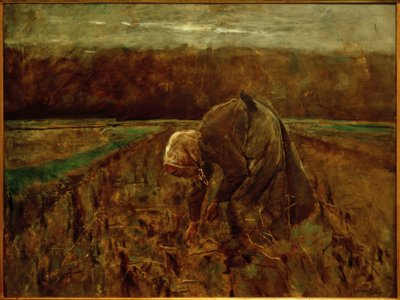 coletor de batata de Max Liebermann