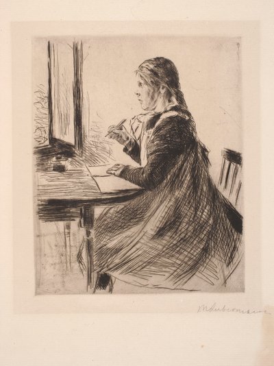 Retrato infantil, retrato de Marie, a filhinha do conselheiro privado Bode de Max Liebermann