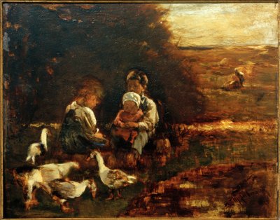 Filhas de ganso de Max Liebermann