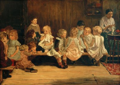 Escola de netos em Amsterdã de Max Liebermann
