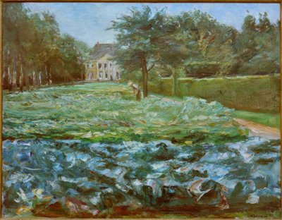 Kohlfeld no jardim Wannsee a oeste de Max Liebermann