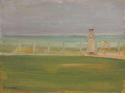 Senhora na praia, 1901 de Max Liebermann