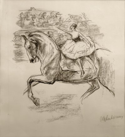 M.Liebermann, o cavaleiro do circo de Max Liebermann