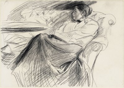 Martha Liebermann, a dormir de Max Liebermann
