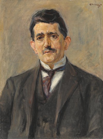 Retrato do editor Bruno Cassirer, 1921 de Max Liebermann