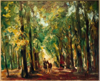 Cavaleiro no Tiergarten de Max Liebermann