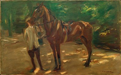 Noivo com cavalo de Max Liebermann