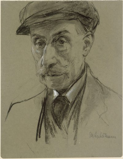 Autorretrato com boné de Max Liebermann