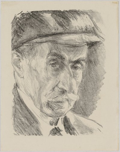 Autorretrato com boné de Max Liebermann