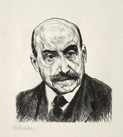 Auto-retrato. de Max Liebermann
