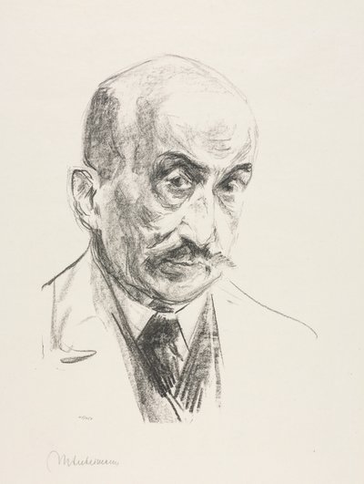 Auto-retrato, 1921. de Max Liebermann