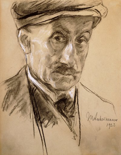 Auto-retrato, 1923 de Max Liebermann