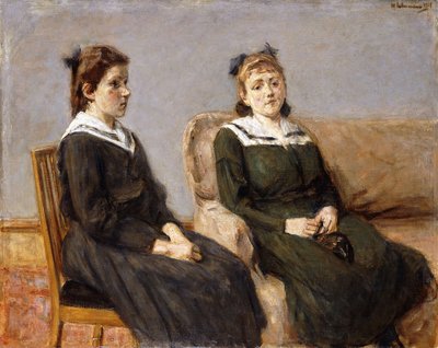 O couro de duas irmãs; O couro de duas irmãs, 1911 de Max Liebermann