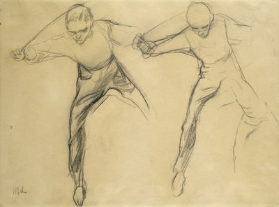 Duas figuras masculinas de Max Liebermann