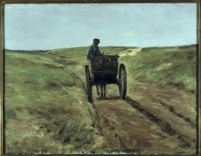 Carro nas dunas perto de Katwijk de Max Liebermann