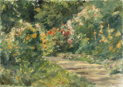 Wannseegarten, c.1920-29 (óleo sobre tela) de Max Liebermann