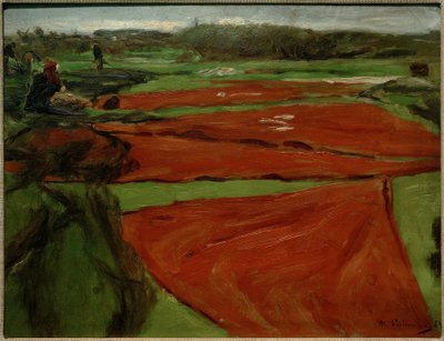 Prado com propagação de redes e velas de Max Liebermann