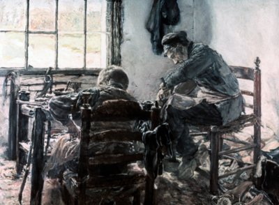 Oficina do Sapateiro, 1881 de Max Liebermann