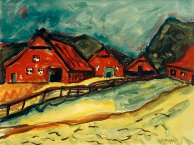 Quintas em Dangast de Max Pechstein