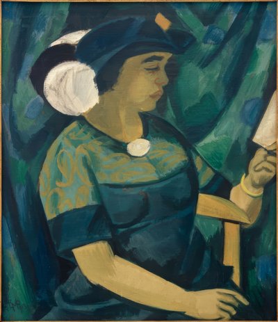 Bildnis der Frau des Künstlers (Lotte Pechstein) von Max Pechstein