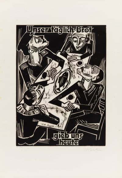 "O Pai Nosso" de Max Pechstein