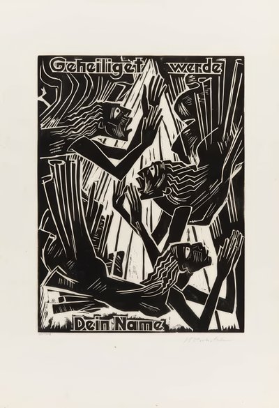 "O Pai Nosso" de Max Pechstein