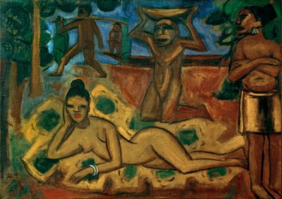 Mulheres em Palau de Max Pechstein