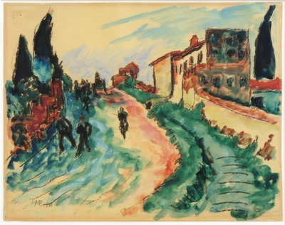 Paisagem italiana de Max Pechstein