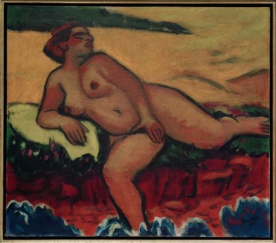 Nu deitado (Nidden) de Max Pechstein