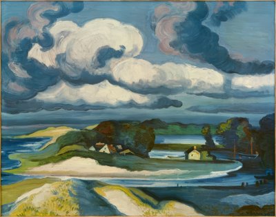 Nordische Landschaft von Max Pechstein