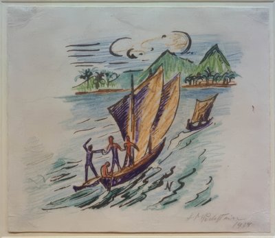 Fotos de viagem Itália - Mar do Sul (veleiros em Palau) de Max Pechstein