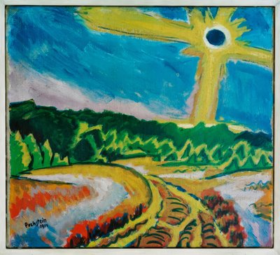 nascer do sol de Max Pechstein