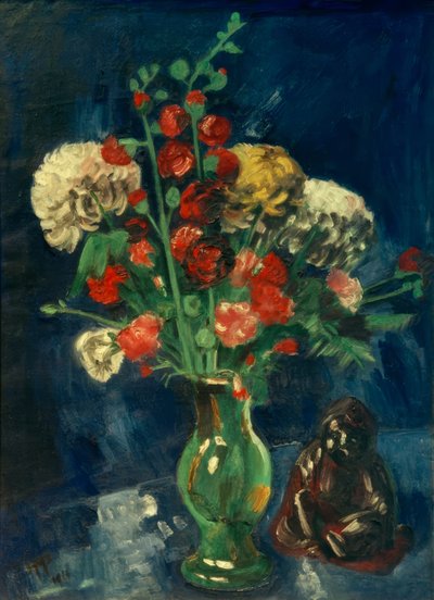 Natureza morta com Buda chinês de Max Pechstein