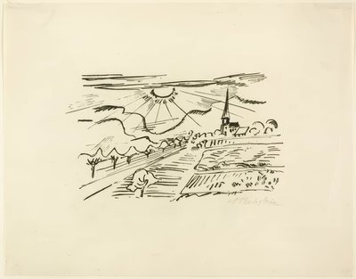 Turíngia, de Fotos de viagem: Itália-Mar do Sul de Max Pechstein