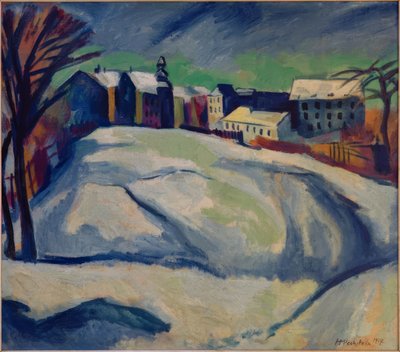 Paisagem de inverno II de Max Pechstein