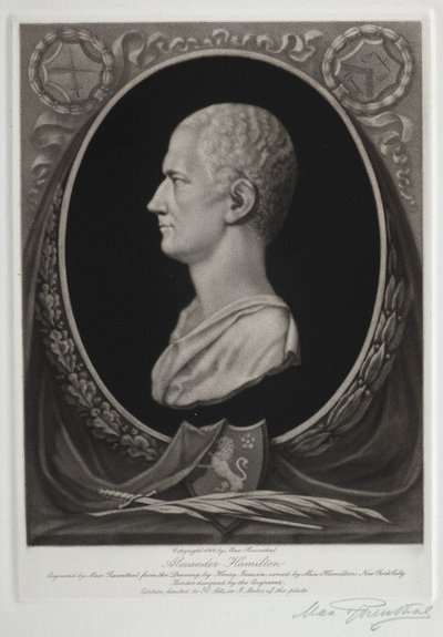 Alexander Hamilton, 1901. de Max Rosenthal