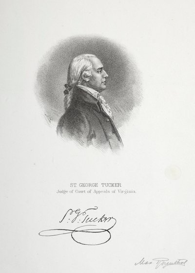 St. George Tucker, Juiz do Tribunal de Apelações da Virgínia. de Max Rosenthal