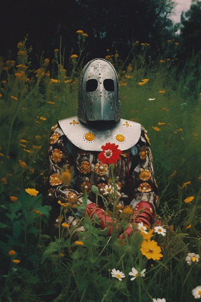 Cavaleiro em Flor de Max Sandström