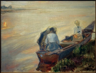 Nachen am Chiemsee de Max Slevogt