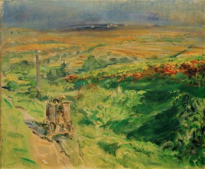 Paisagem palatina com vinha de Max Slevogt