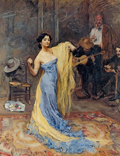 Retrato da dançarina Marietta di Rigardo de Max Slevogt