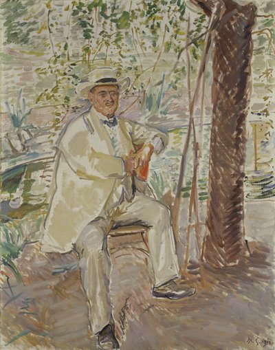 O historiador de arte, professor Karl Voll (1867-1917) 1911 de Max Slevogt