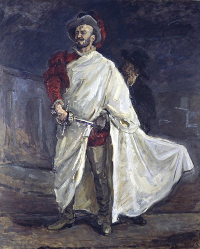 O cantor Francisco dAndrade como Don Giovanni na Ópera de Mozarts, 1902 de Max Slevogt
