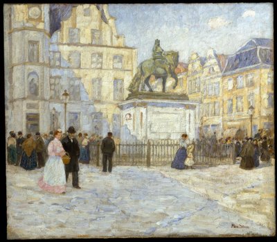 Praça do Mercado e Jan Wellem de Max Stern