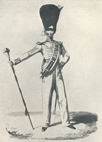 17o Regimento, Drum Major 1830, 1830 1909 de Maxim Gauci
