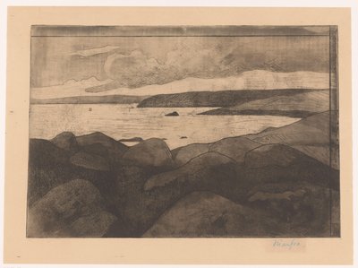 Costa Bretã de Maxime Camille Louis Maufra (attributed to)